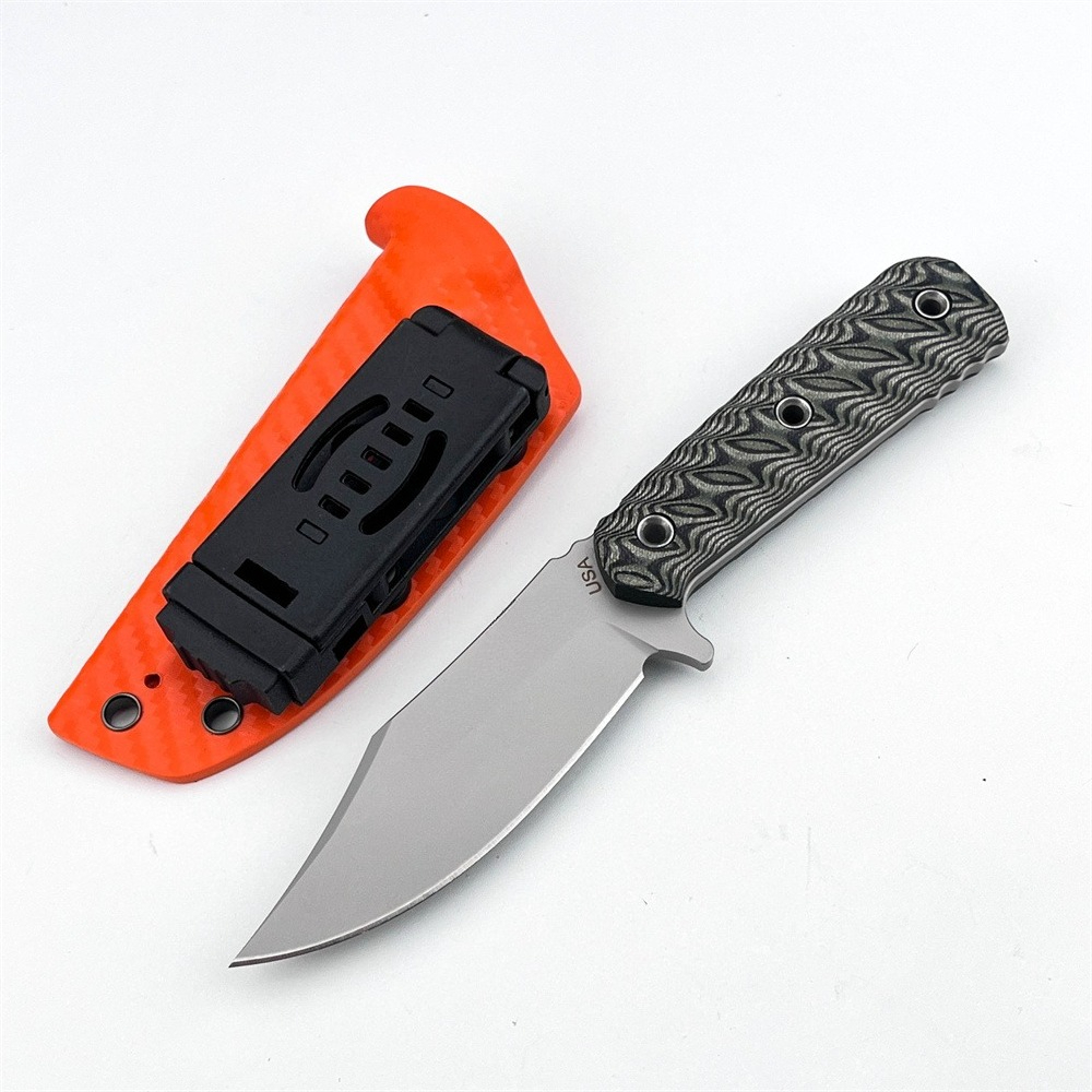 Bushcraft Knife Fixed - RMJ Multi-Purpose Outdoor Fixed Blade Knife