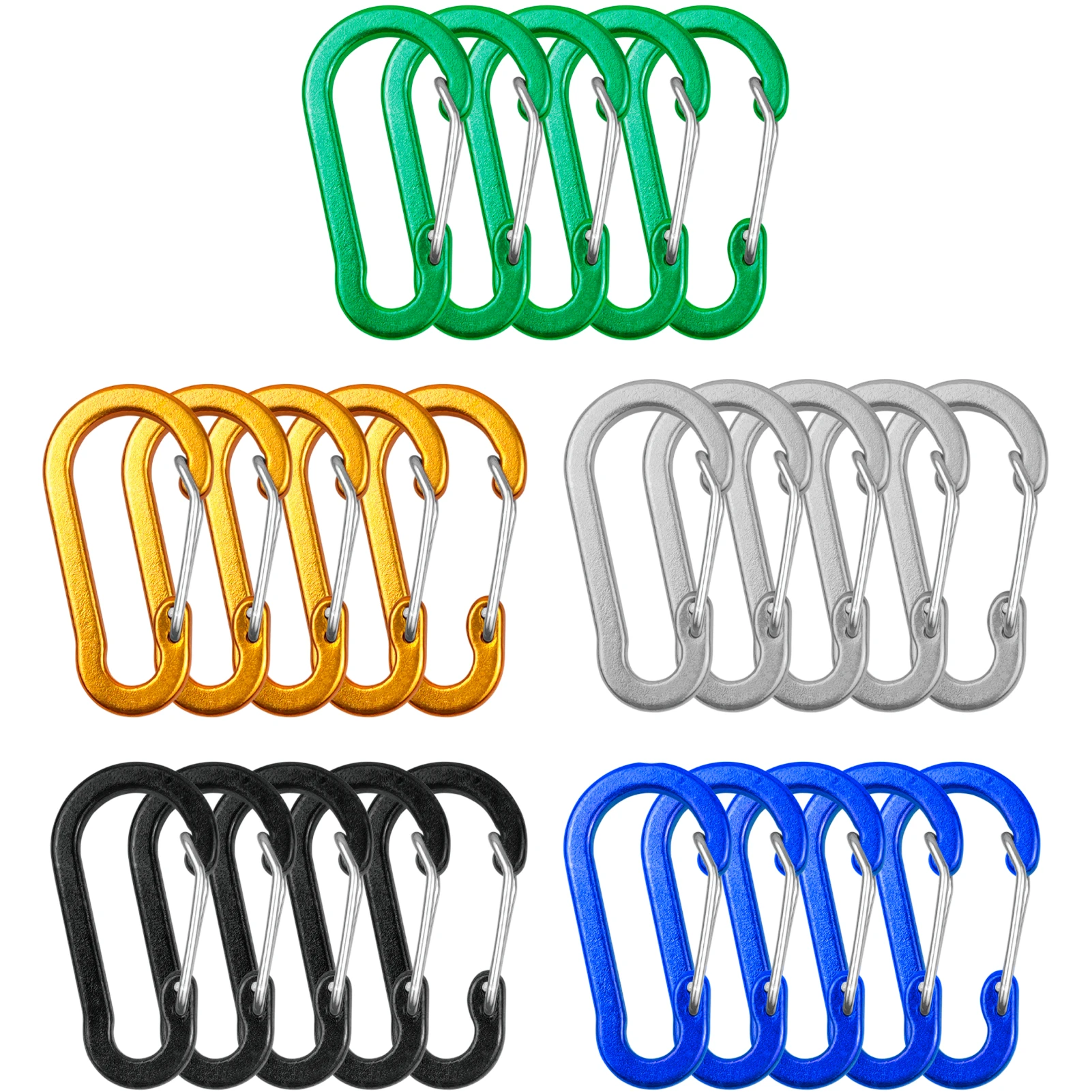 5/10/12pcs Carabiner Clips Min – Fishing Kit Compact Bewertung und Preis