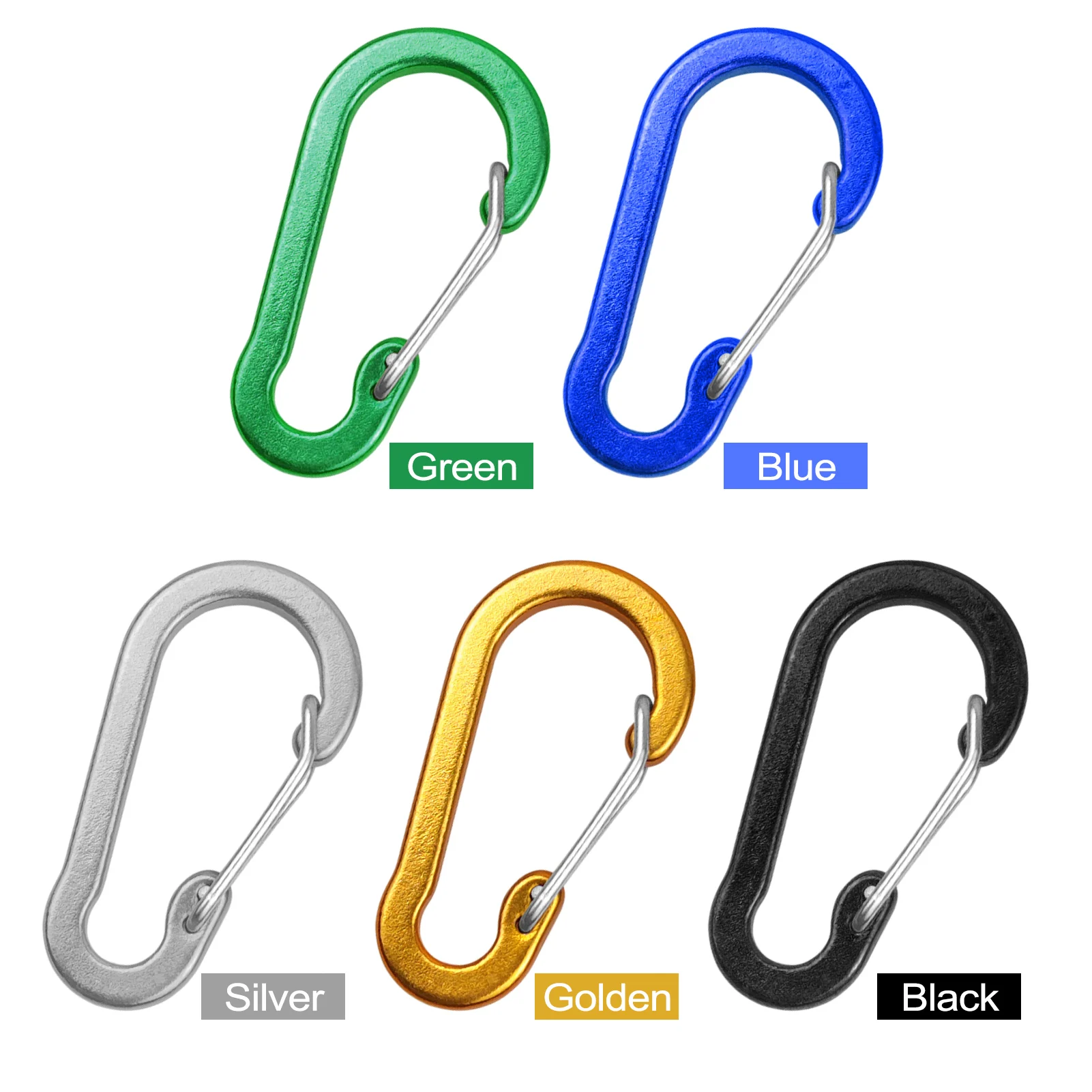 5/10/12pcs Carabiner Clips Min – Fishing Kit Compact Bewertung und Preis