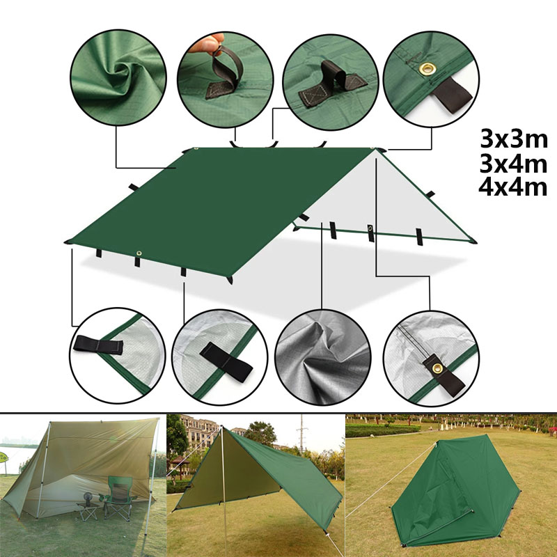 4x4m 4x3m 3x3m 19 Hang Points  – Emergency Mylar Tent Bewertung und Preis