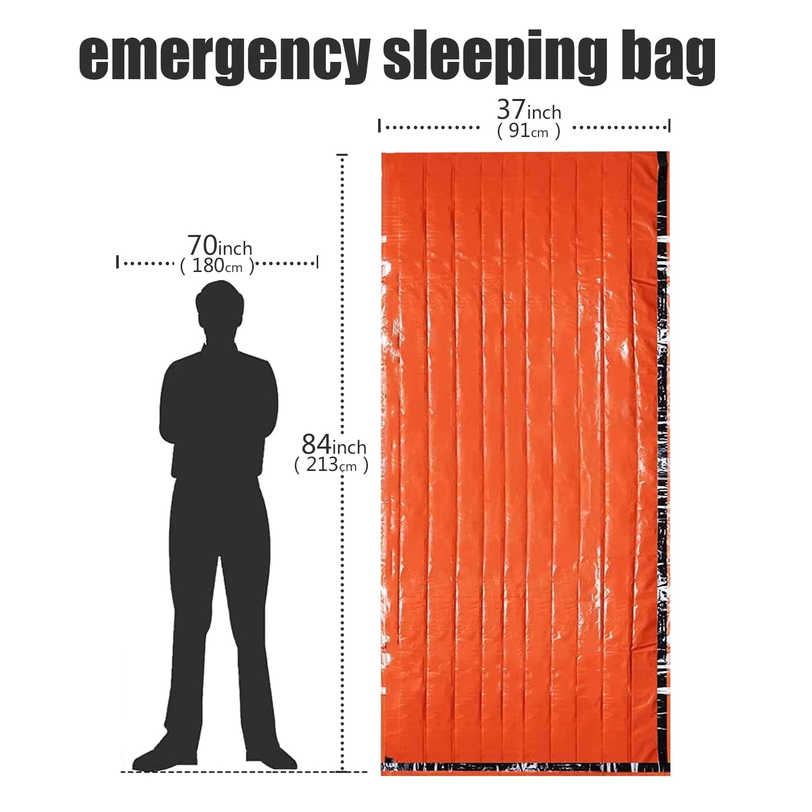1-5Pack Emergency Sleeping Bag – Bivy Bag Emergency Bewertung und Preis