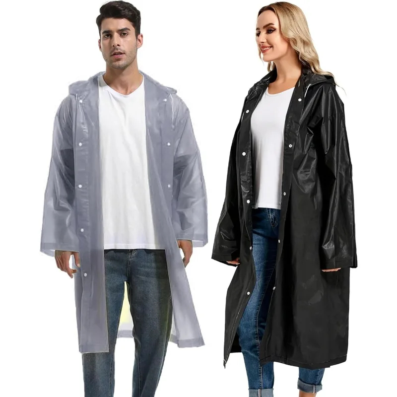 Reusable Adult Rain Poncho, Wa – Emergency Poncho Rain Bewertung und Preis