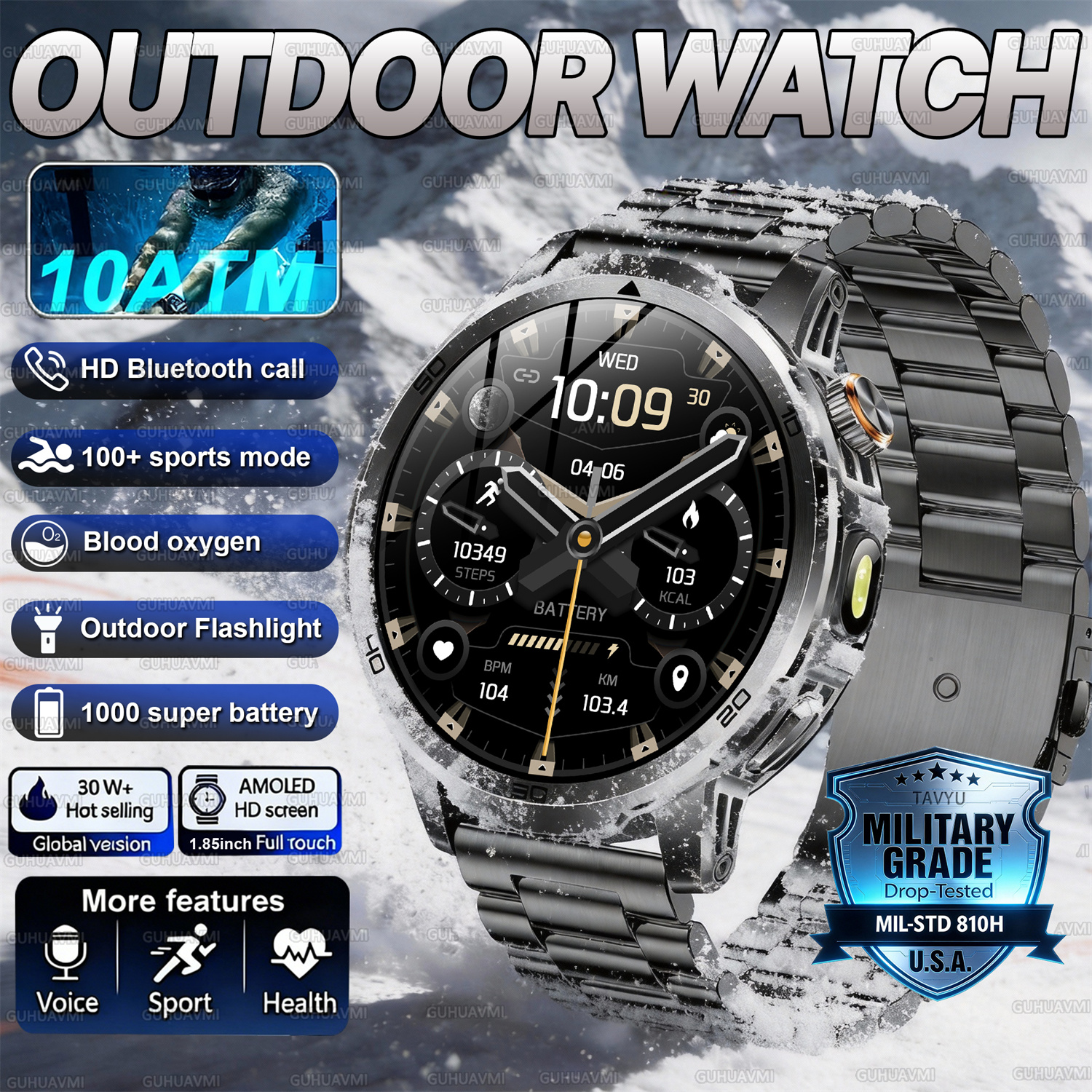 2026 New outdoor Smart watch M – Compass Lensatic Bewertung und Preis