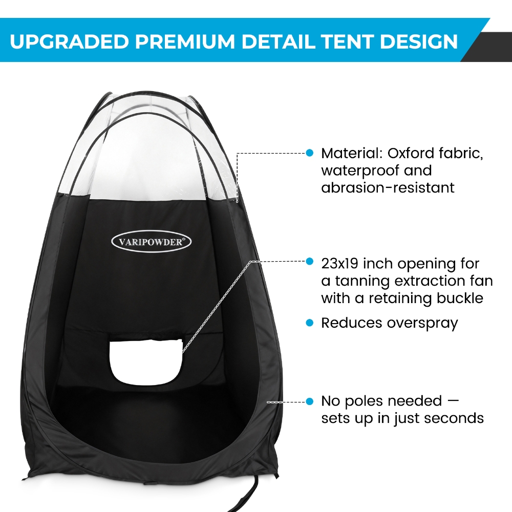 Black Spray Tanning Tent Porta – Emergency Mylar Tent Bewertung und Preis