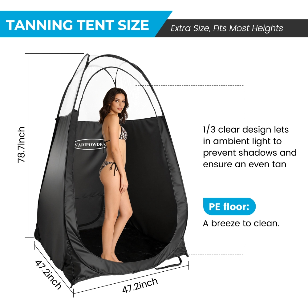 Black Spray Tanning Tent Porta – Emergency Mylar Tent Bewertung und Preis