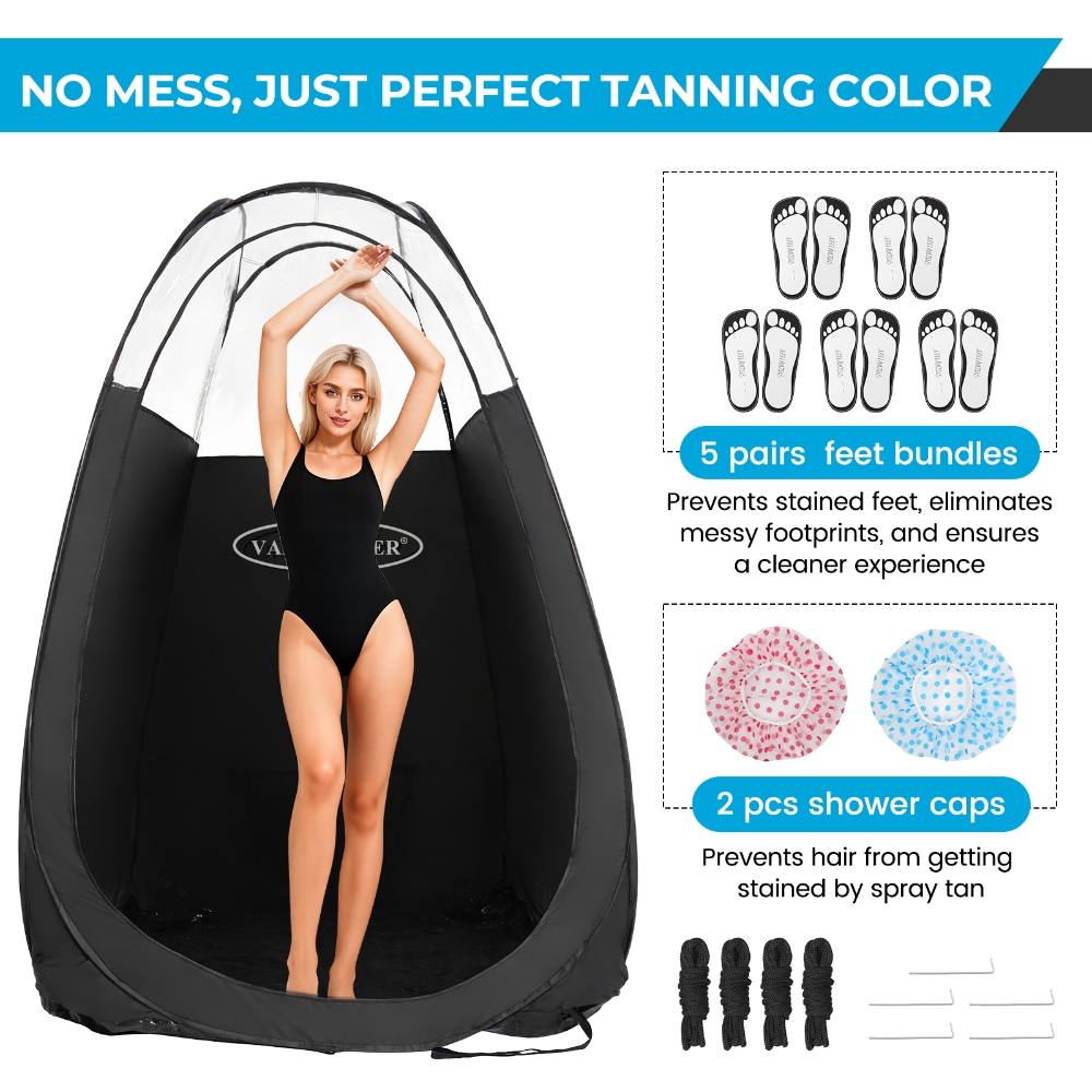 Black Spray Tanning Tent Porta – Emergency Mylar Tent Bewertung und Preis