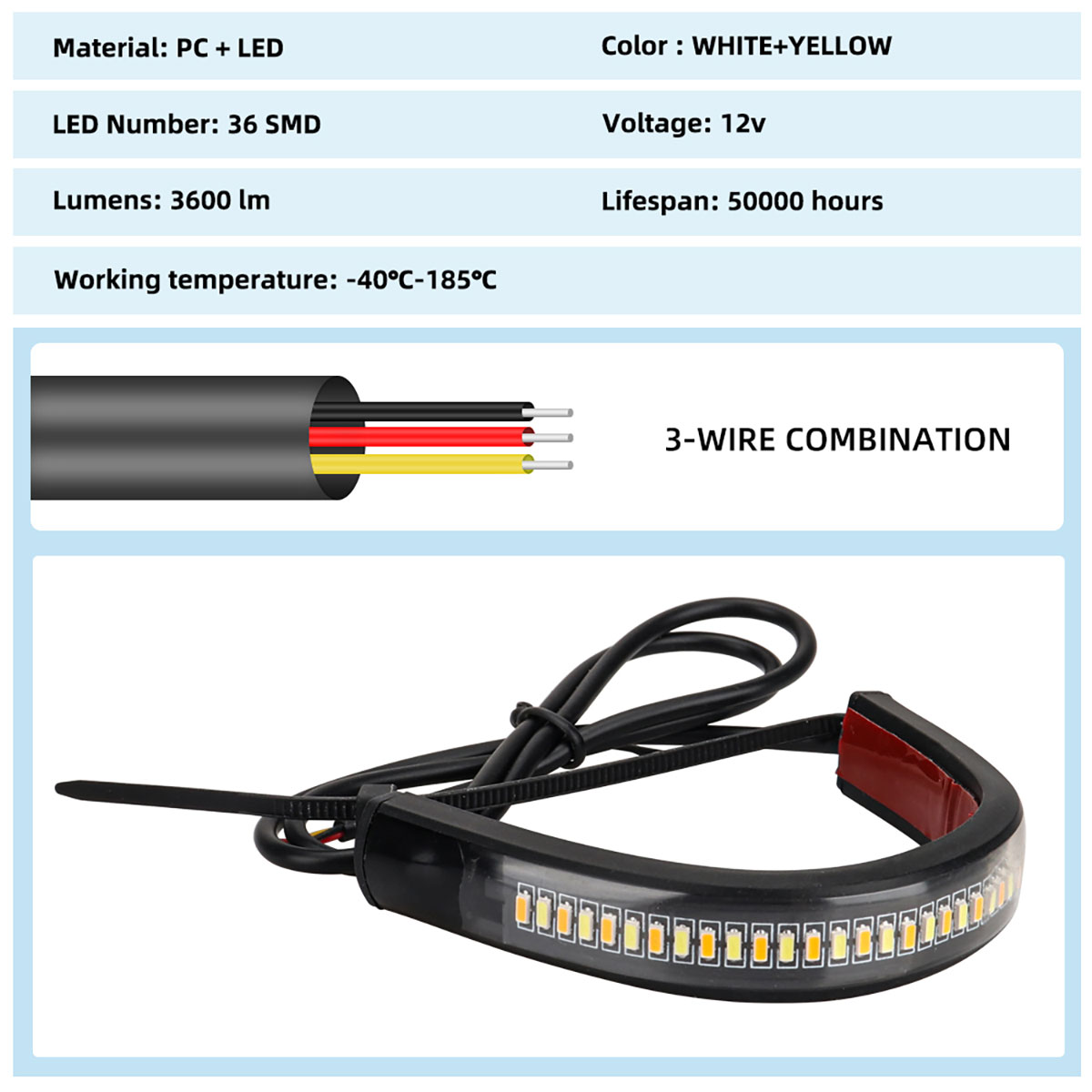 2 Pcs 12V LED Motorcycle Turn  – Sos Light Strobe Bewertung und Preis