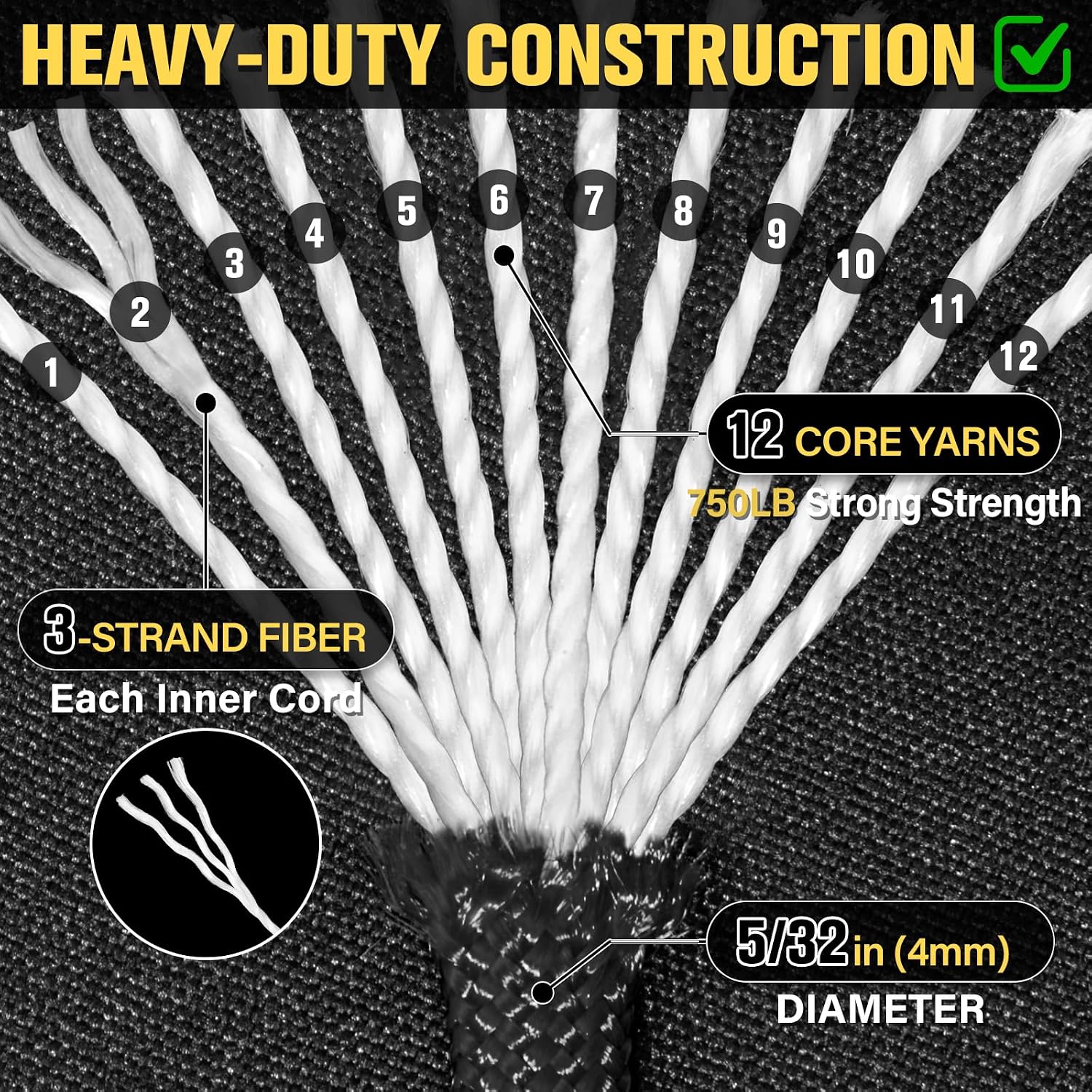 750 lb Paracord Rope 1000ft /  – Para Cord 1000Ft Bewertung und Preis