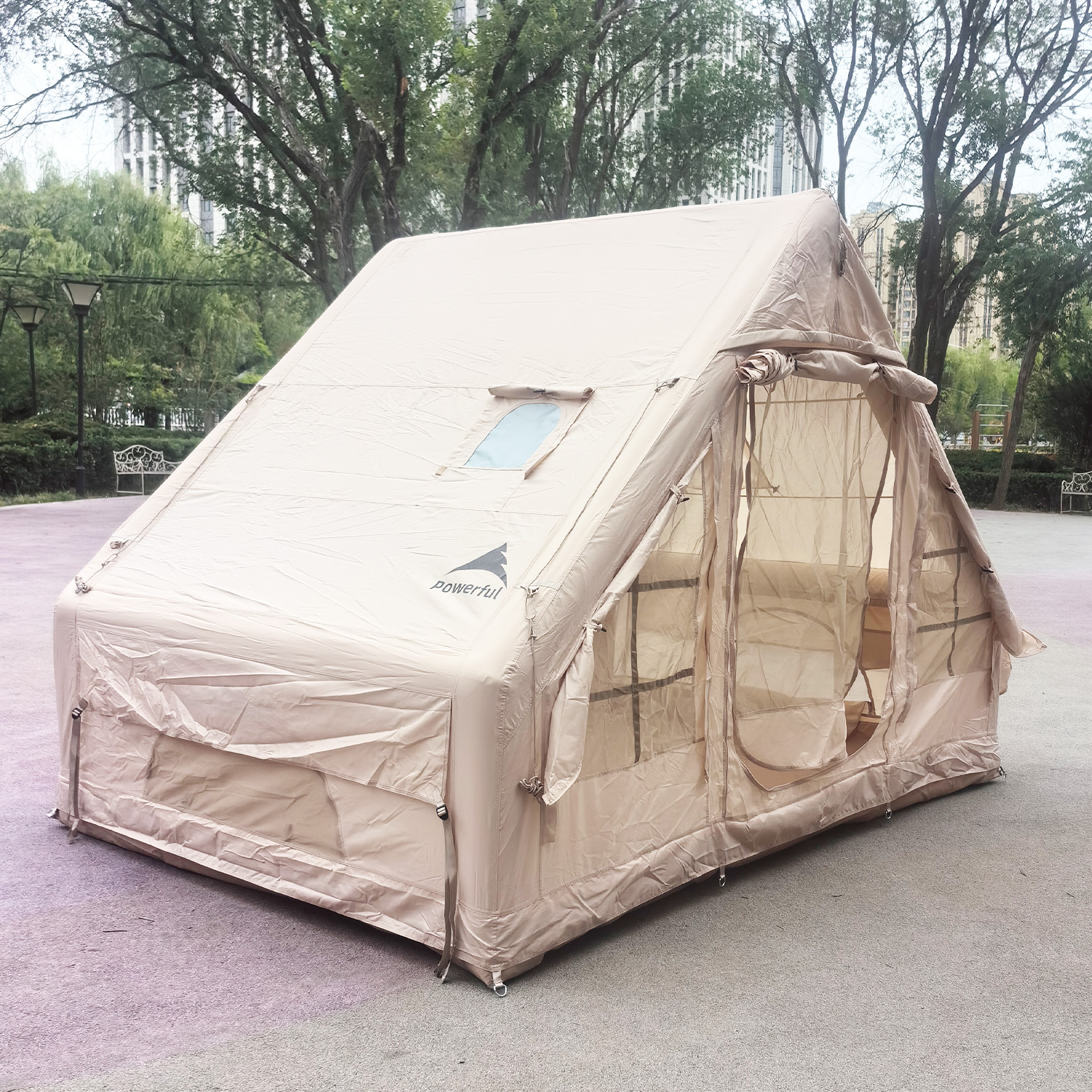 Inflatable Glamping Tent 12㎡ ( – Emergency Mylar Tent Bewertung und Preis