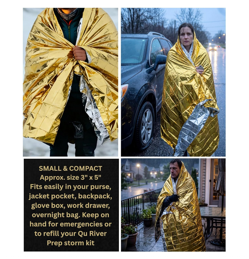 4 Pack Gold Silver Mylar Emerg – Emergency Mylar Tent Bewertung und Preis