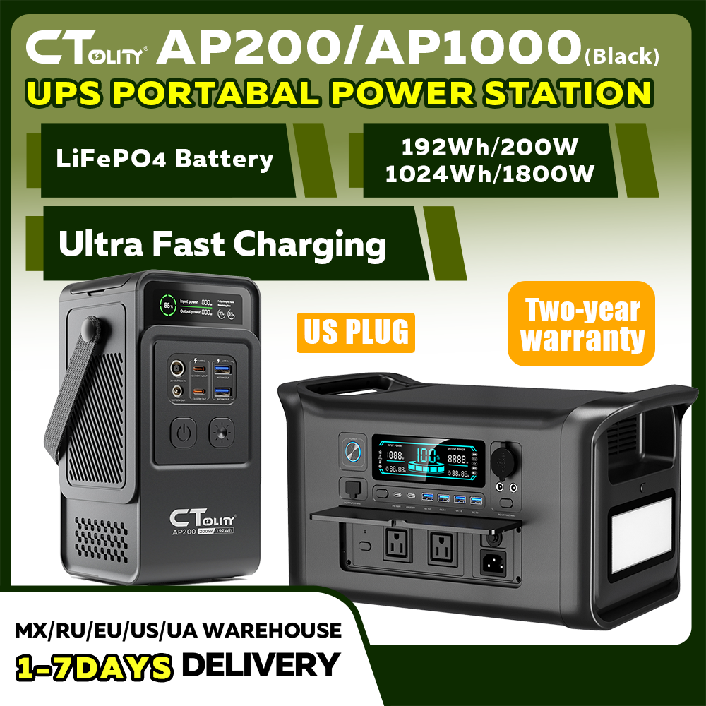 CTOLITY AP200 AP1000 Black sty – Solar Emergency Charger Bewertung und Preis