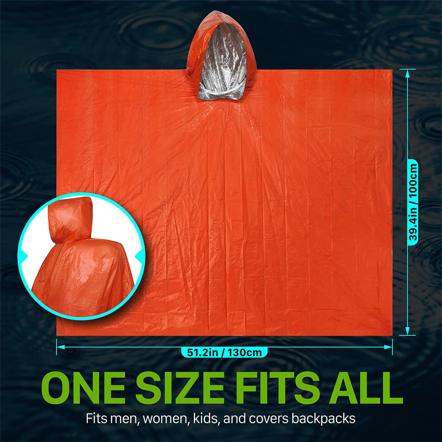 ZHUOHUA 5 Pack Emergency Survi – Emergency Poncho Rain Bewertung und Preis