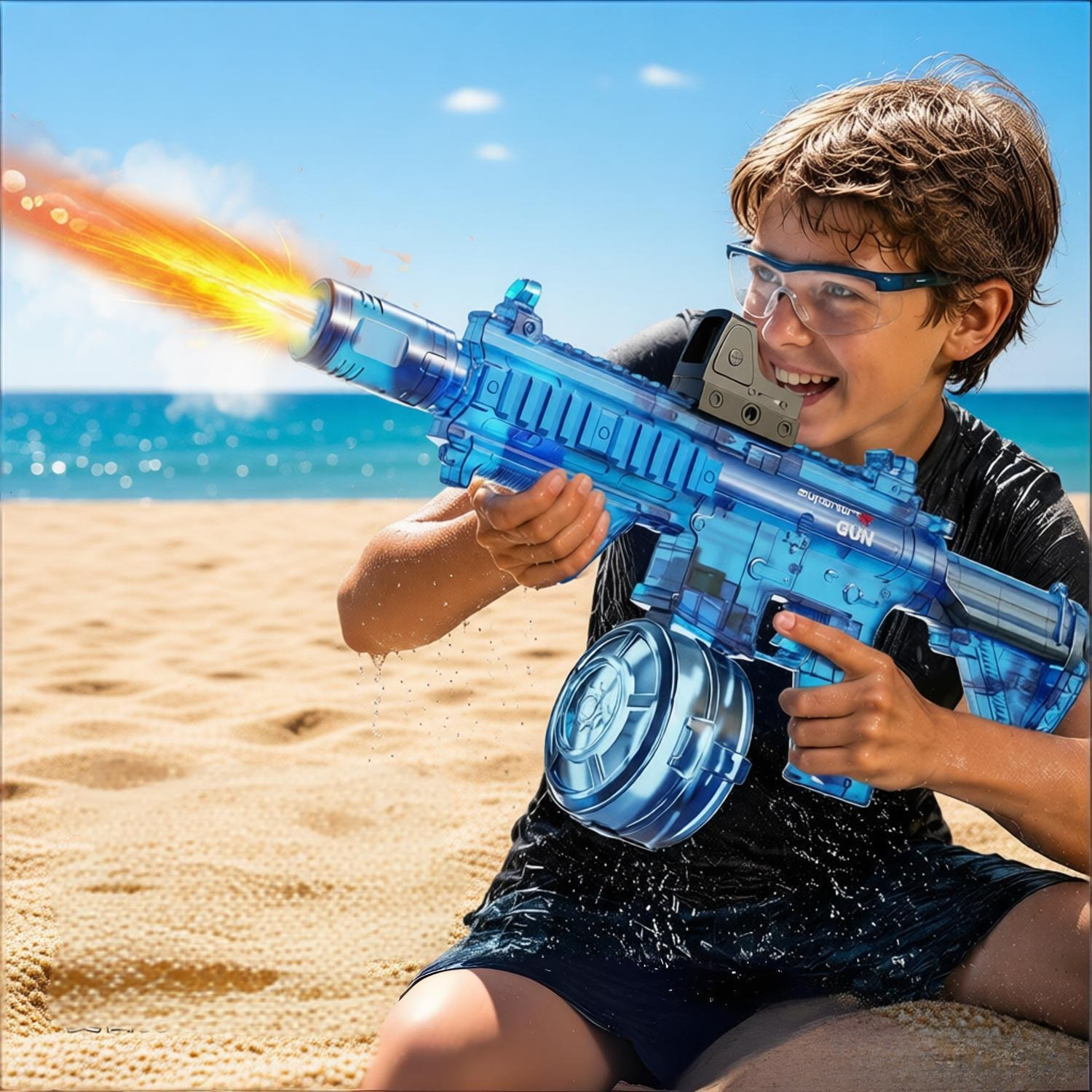 Kids Automatic Water Gun with  – Sos Light Strobe Bewertung und Preis