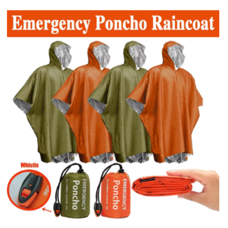 Single-Use Aluminum Film Therm – Emergency Poncho Rain Bewertung und Preis